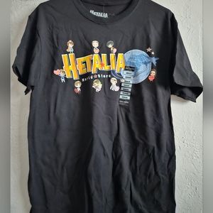 Hetalia medium anime Hot topic black T-shirt